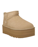 UGG CLASSIC ULTRA MINI PLATFORM SAND ŚNIEGOWCE
