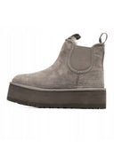 UGG NEUMEL PLATFORM CHELSEA SMOKE PLUME ŚNIEGOWCE SKÓRZANE