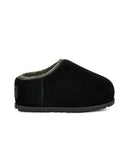 UGG PUMPED SLIDE BLACK KLAPKI OCIEPLANE
