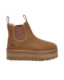 UGG NEUMEL PLATFORM CHELSEA CHUSTNUT ŚNIEGOWCE SKÓRZANE