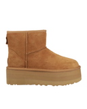 UGG CLASSIC MINI PLATFORM ŚNIEGOWCE BRĄZOWE