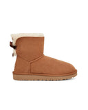 UGG MINI BAILEY BOW II CHUSTNUT ŚNIEGOWCE Z KOKARDKĄ