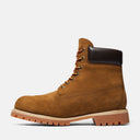 TIMBERLAND 6 INCH PREMIUM WATERPROOF BOOT "DARK WHEAT" NUBUCK
