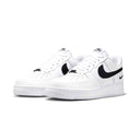 NIKE AIR FORCE 1 LOW SE NYLON SWOOSH WHITE BLACK
