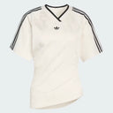 ADIDAS A ROUCHED FOOTBALL T-SHIRT