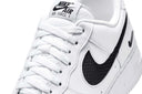 NIKE AIR FORCE 1 LOW SE NYLON SWOOSH WHITE BLACK