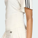 ADIDAS A ROUCHED FOOTBALL T-SHIRT