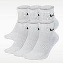 SKARPETY NIKE EVERYDAY CUSHIONED ANKLE WHITE (6 PAIRS)