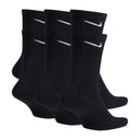 SKARPETY NIKE EVERYDAY LIGHTWEAR CUSHIONED CREW BLACK (6 PAIRS)