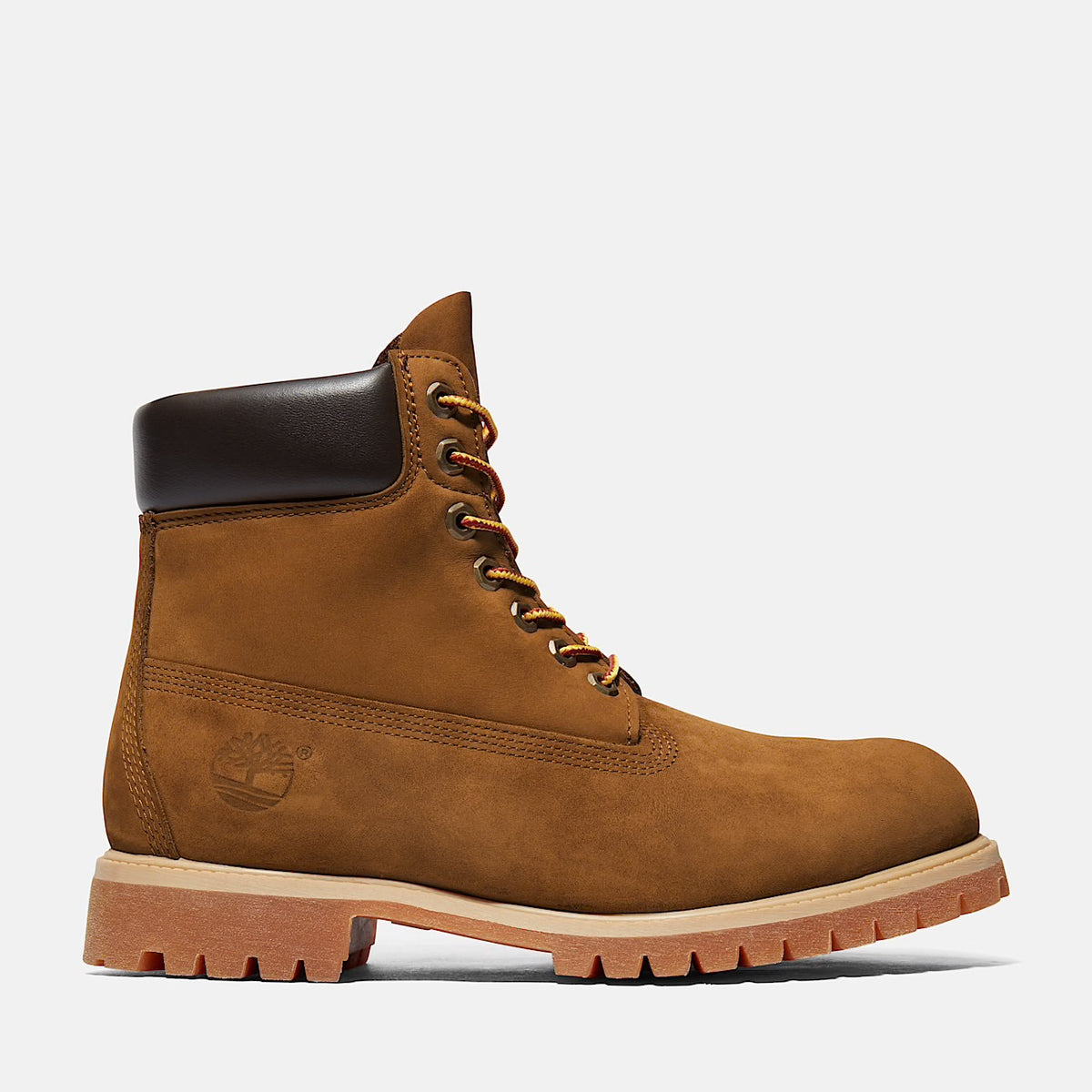 TIMBERLAND 6 INCH PREMIUM WATERPROOF BOOT "DARK WHEAT" NUBUCK