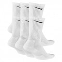 SKARPETY NIKE EVERYDAY LIGHTWEAR CUSHIONED CREW WHITE (6 PAIRS)