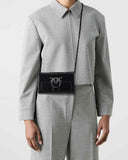 TOREBKA PINKO LOVE ONE WALLET ECO VERNICE PIPPING STRASS