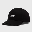 AUTRY BASEBALL CAP - CZARNA CZAPKA UNISEX Z HAFTOWANYM LOGO