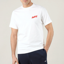 AUTRY DOUBLE LOGO T-SHIRT - BIAŁA KOSZULKA Z LOGO