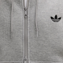 ADIDAS ADICOLOR SPACER OVERSIZED SZARA BLUZA Z KAPTUREM
