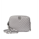 THE VICTORIA CROSSBODY LIGHT PEPPER BAG - MAŁA PIKOWANA TOREBKA