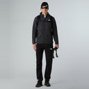 THE NORTH FACE GLACIER HEAVYWEIGHT FULL ZIP HOODIE ASPHALT GREY